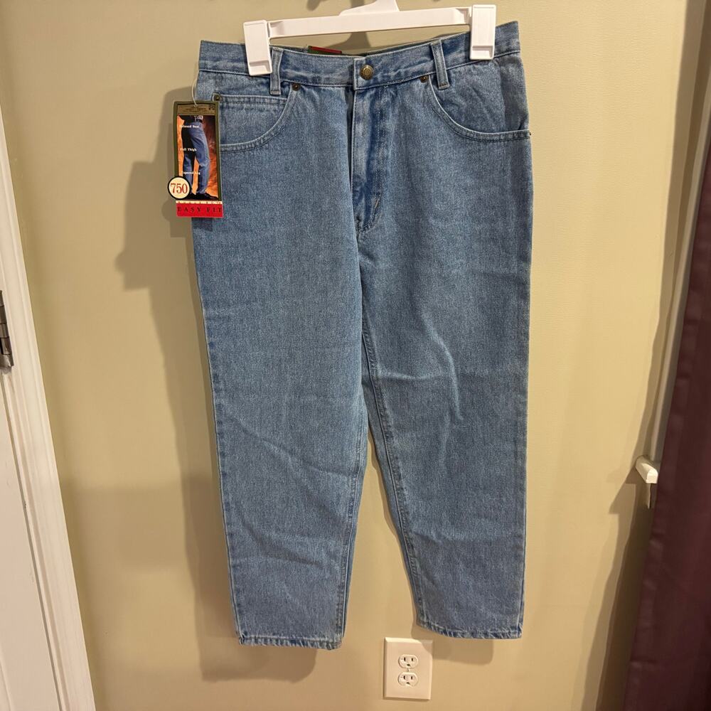 Vintage Bugle Boy Light Wash Easy Fit Jeans Size 30 NWT